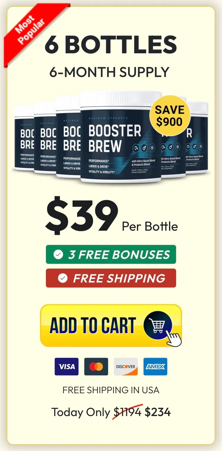 Booster Brew 6 bottles